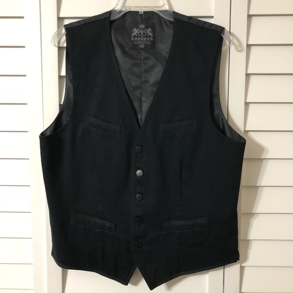 Casual Black vest by Express